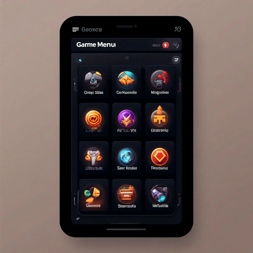 Game menu